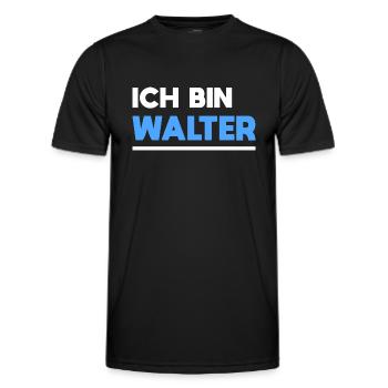 Walter Name Spruch für stolze Walter - Männer Funktions-T-Shirt - Schwarz - Vorne - AI Model Male 178 dark (178cm)