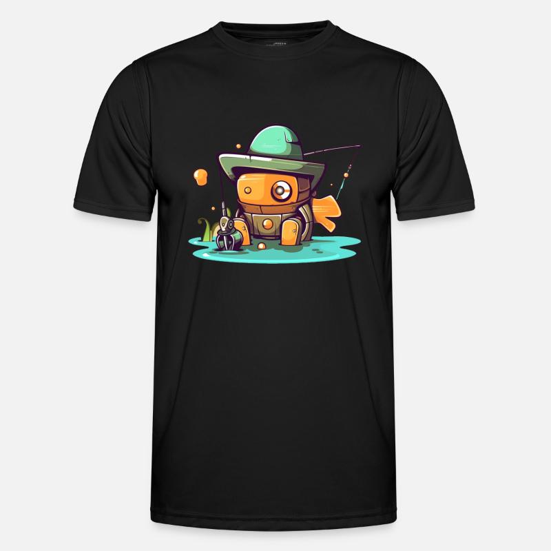 Sündiger Roboter - Männer Funktions-T-Shirt - Schwarz