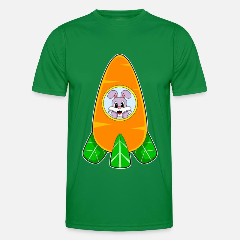 Lapin vaisseau spatial Espace T-shirt sport Homme