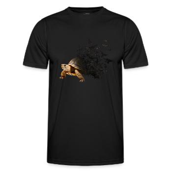 Turtle - Men's Functional T-Shirt - black - Front - AI Model Male 178 dark (178cm)