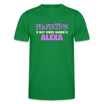 Frauenname Alexa - Männer Funktions-T-Shirt - Kelly Green - Vorne - AI Model Male 178 dark (178cm)