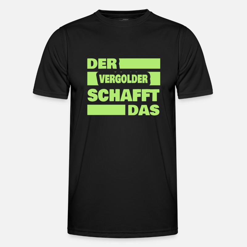 Arbeit Vergolder Männer Funktions-T-Shirt