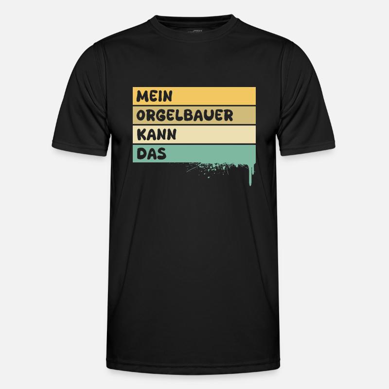 Beruf Orgelbauer - Männer Funktions-T-Shirt - Schwarz