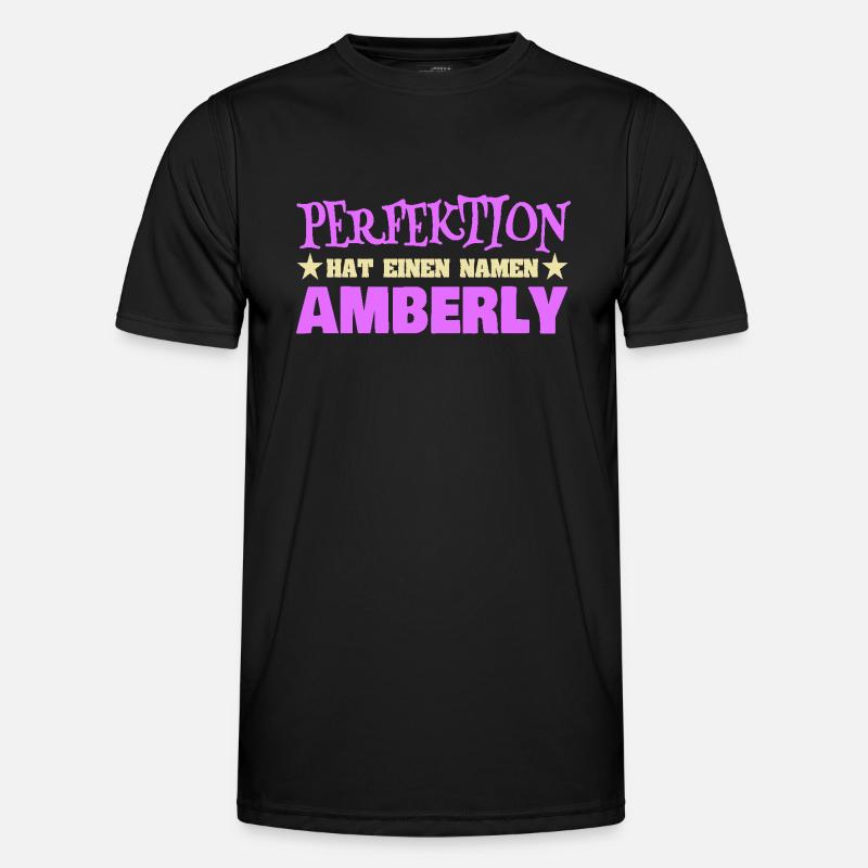 Gift for Amberly - Men's Functional T-Shirt - black