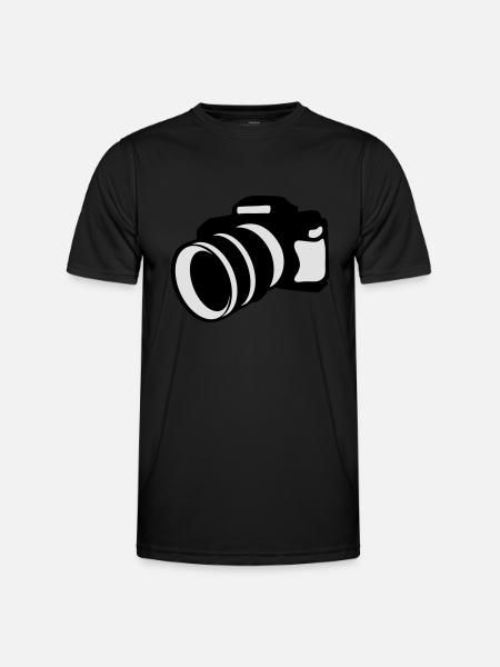 Camera - Men's Functional T-Shirt - black