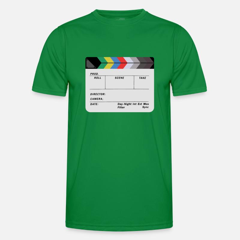 Conception de clap vierge T-shirt sport Homme