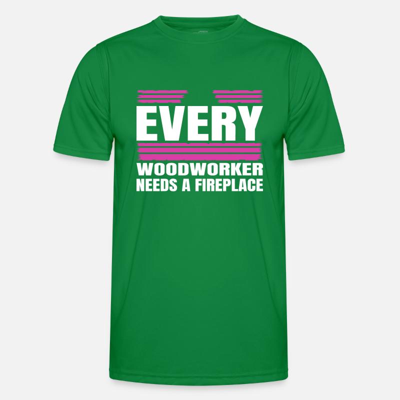 bûcheron dictons charpentier de construction plombier T-shirt sport Homme