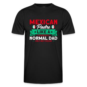 Mexiko Mexikanische Wurzeln Geschenk - Männer Funktions-T-Shirt - Schwarz - Vorne - AI Model Male 178 dark (178cm)