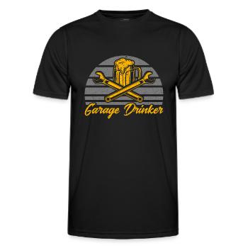Mécanicien automobile Cadeau mécanicien automobile - T-shirt sport Homme - noir - Devant - AI Model Male 178 dark (178cm)