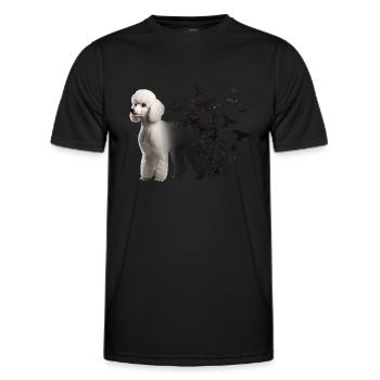 Poodle - Men's Functional T-Shirt - black - Front - AI Model Male 178 dark (178cm)