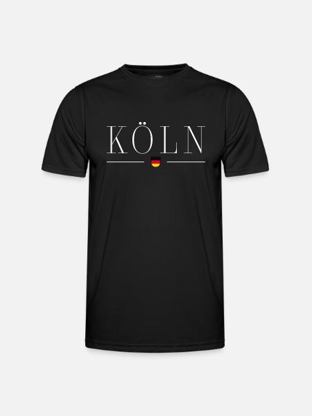 Cologne, Germany Elegance T-Shirt - Men's Functional T-Shirt - black