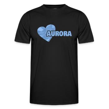 Mama Aurora - Men's Functional T-Shirt - black - Front - AI Model Male 178 dark (178cm)