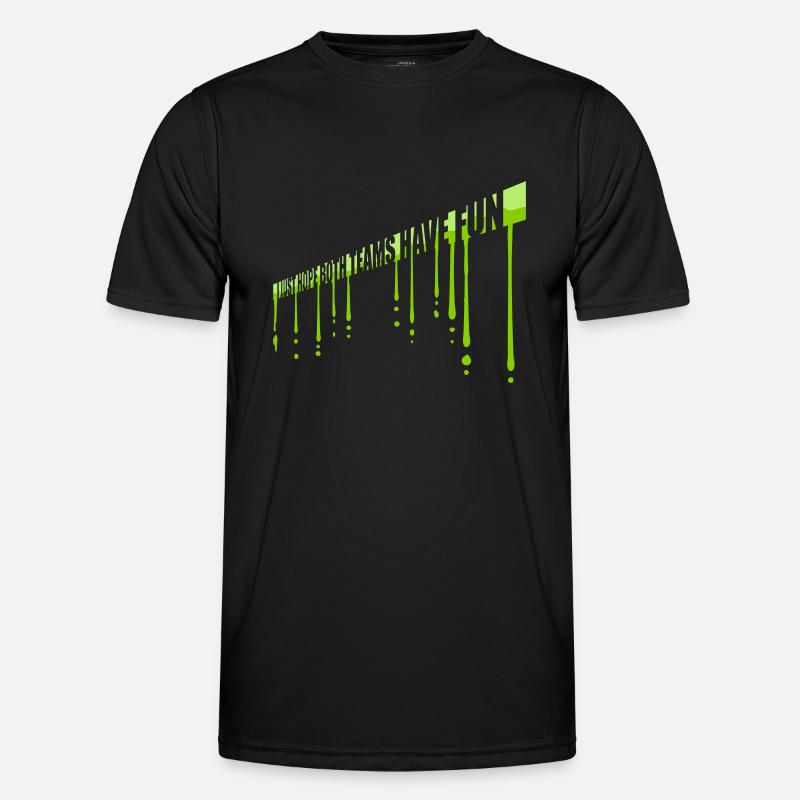 Both Teams Have Fun - Männer Funktions-T-Shirt - Schwarz