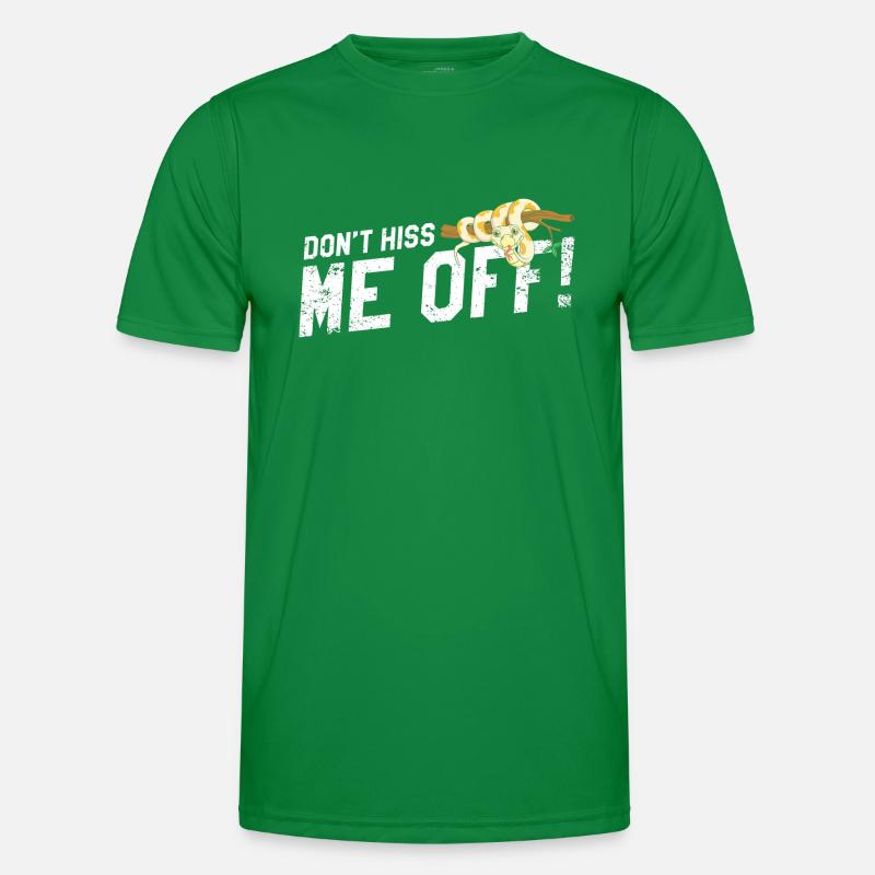 King python design pour les amateurs de serpents T-shirt sport Homme