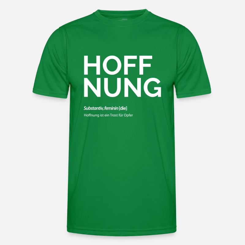 Hoffnung Männer Funktions-T-Shirt