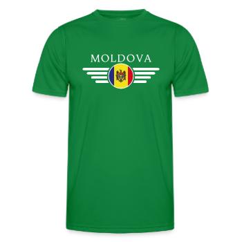 Moldawien Stil T-Shirt - Männer Funktions-T-Shirt - Kelly Green - Vorne - AI Model Male 178 dark (178cm)