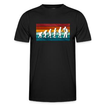 Accordéon Polka Musique Cadeau - T-shirt sport Homme - noir - Devant - AI Model Male 178 dark (178cm)