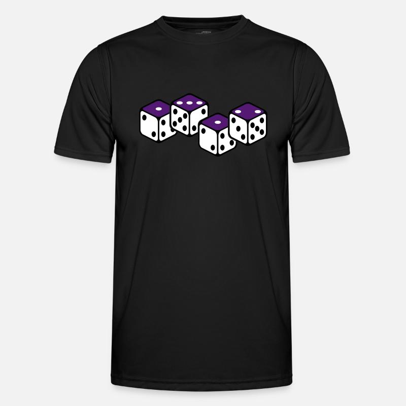 ACAB cube - Men's Functional T-Shirt - black