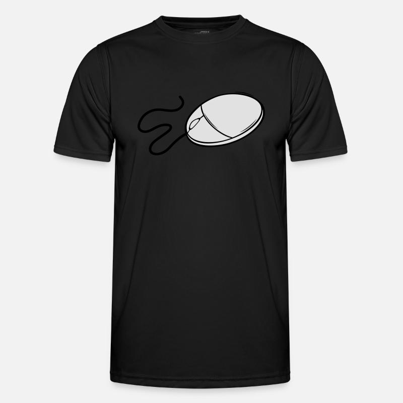Computer Mouse - Men's Functional T-Shirt - black