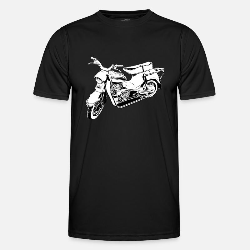 DS50 / Schwalbenfahrer / Ostalgie / Mofa Oldtimer Männer Funktions-T-Shirt