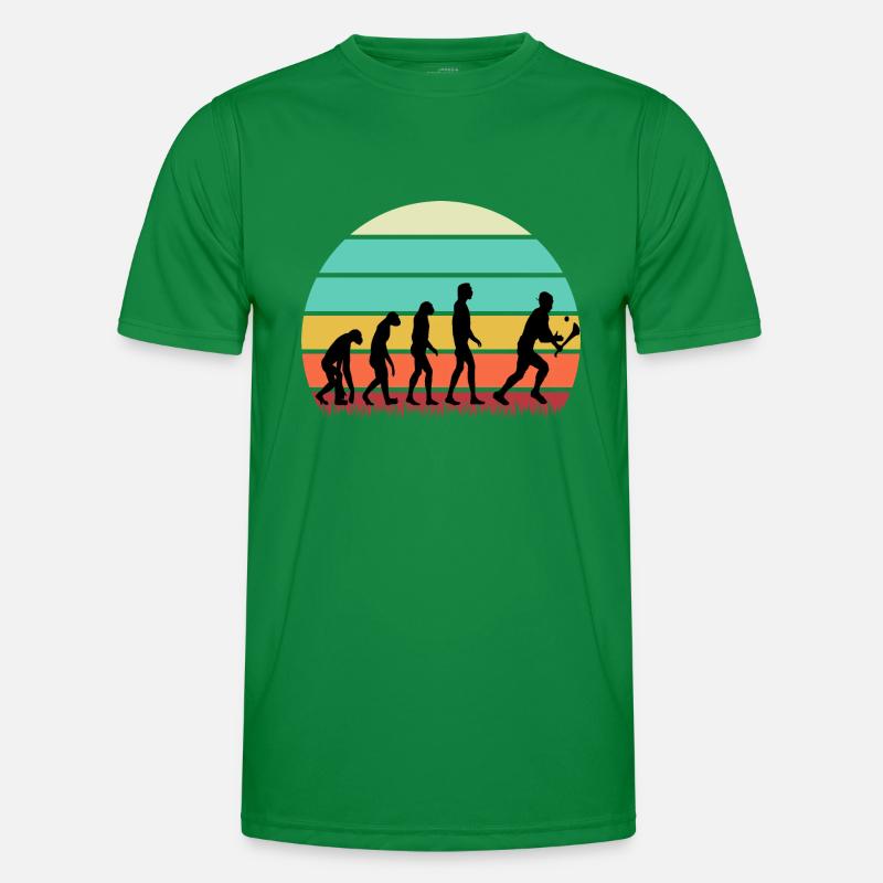 Die Evolution von Hurling Männer Funktions-T-Shirt