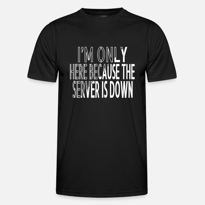 frontend developer fathersday computer scientist - Men's Functional T-Shirt - black