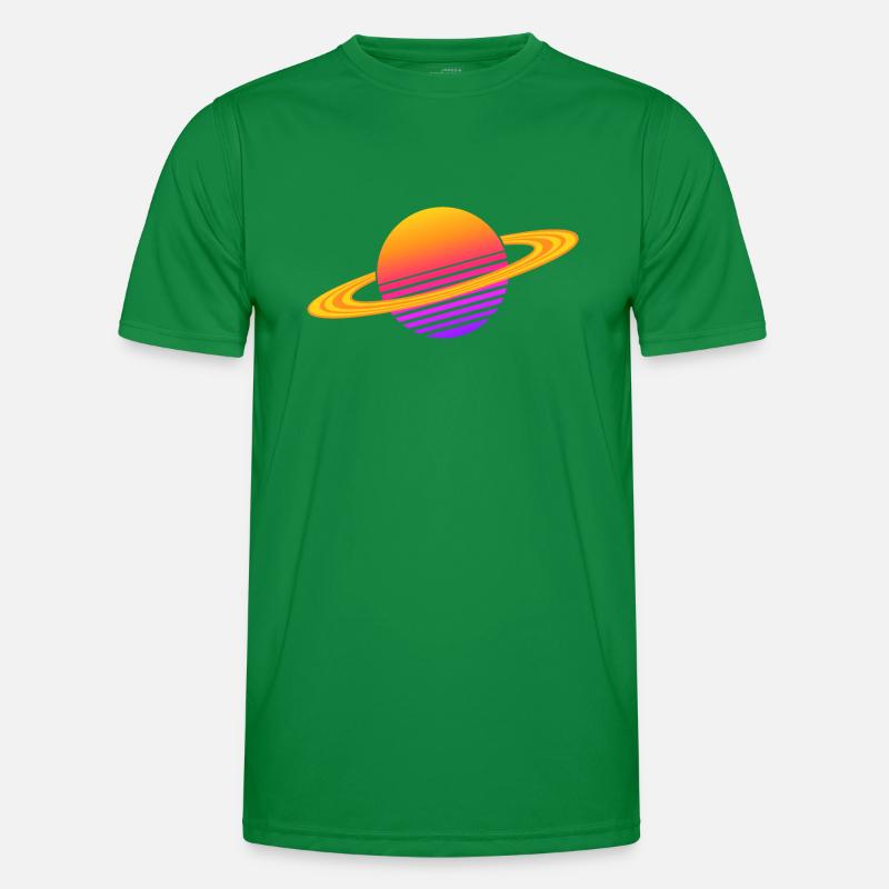 Synthwave Saturne T-shirt sport Homme