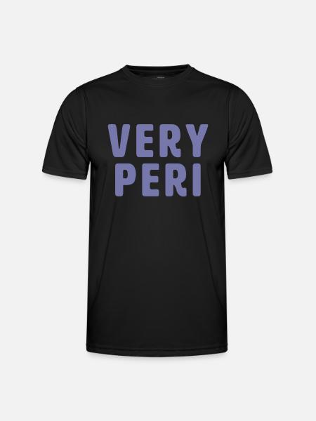 Very Peri - Männer Funktions-T-Shirt - Schwarz