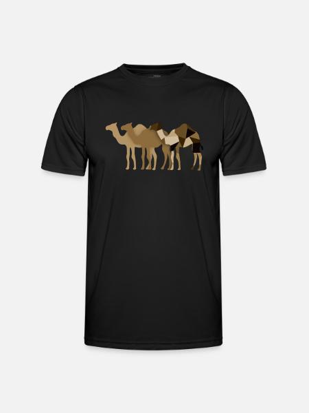 Camels - Men's Functional T-Shirt - black
