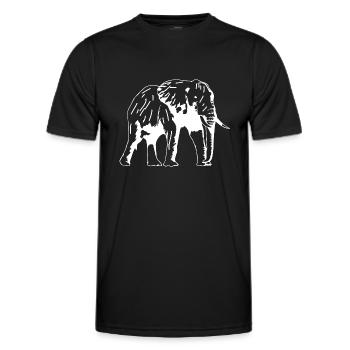 Safari Zoo Animal Safari Zoo - T-shirt sport Homme - noir - Devant - AI Model Male 178 dark (178cm)