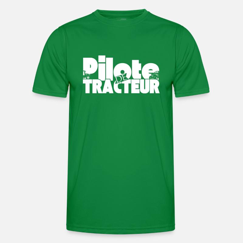 Traktorist Männer Funktions-T-Shirt