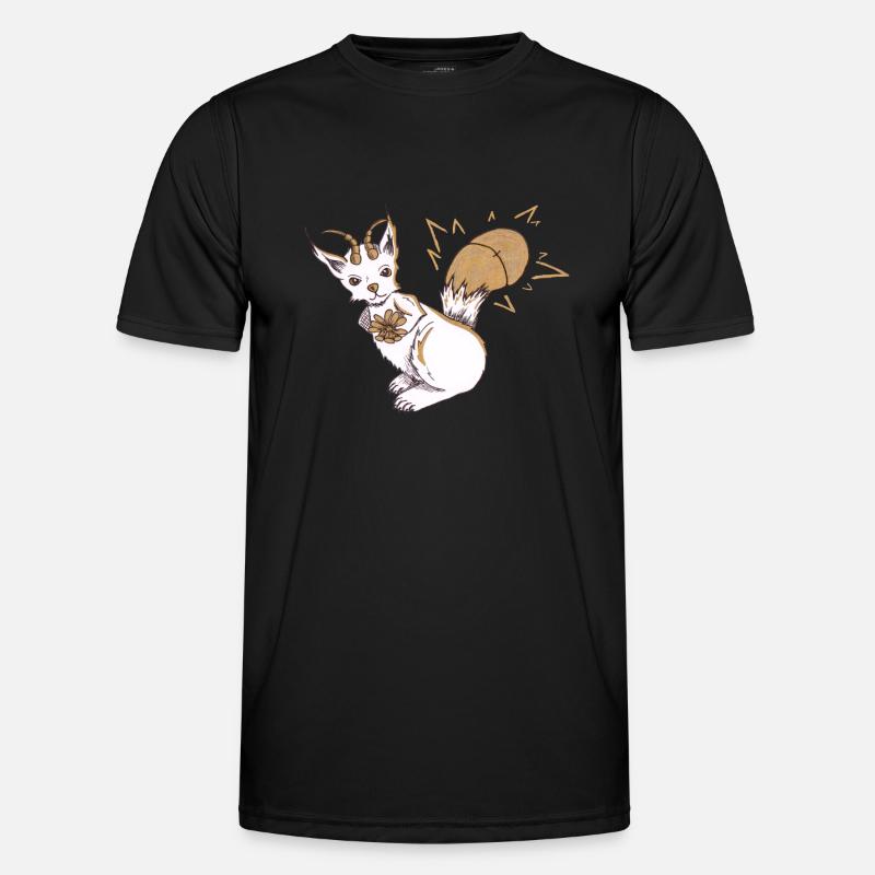 Ecuciole - Männer Funktions-T-Shirt - Schwarz