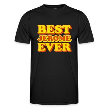Lustiges Geschenk mit Vornamen Jerome - Männer Funktions-T-Shirt - Schwarz - Vorne - AI Model Male 178 dark (178cm)