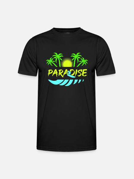 Surf Paradise - Men's Functional T-Shirt - black