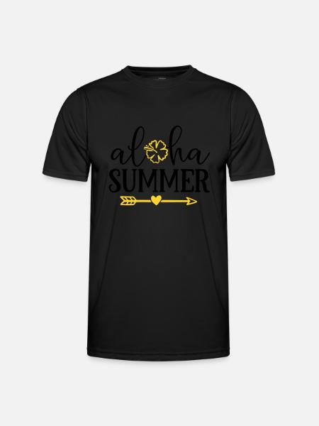 aloha summer - Men's Functional T-Shirt - black