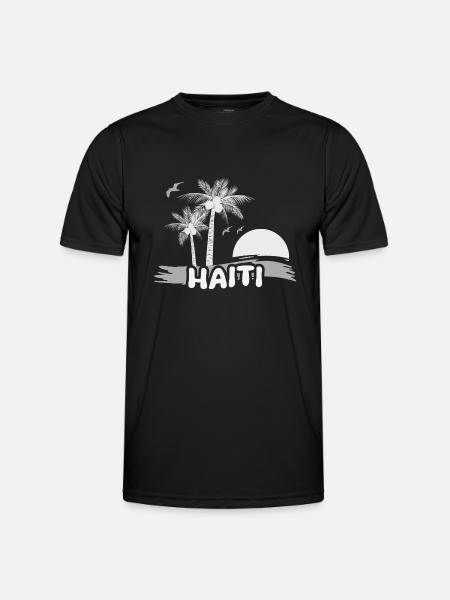 Haiti - Men's Functional T-Shirt - black
