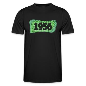 1956 - Männer Funktions-T-Shirt - Schwarz - Vorne - AI Model Male 178 dark (178cm)