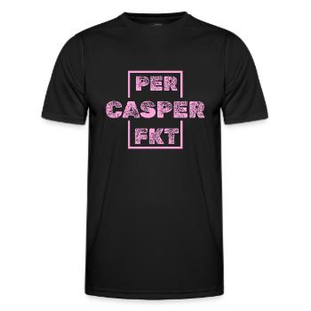 Geschenk für Casper - Männer Funktions-T-Shirt - Schwarz - Vorne - AI Model Male 178 dark (178cm)