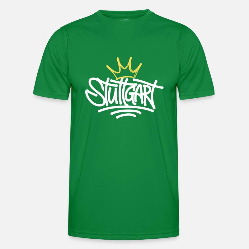 Stuttgart Graffiti Männer Funktions-T-Shirt