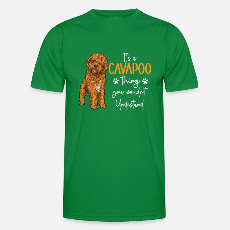 Cavapoo Cavoodle Capoodle Dog Men's Functional T-Shirt