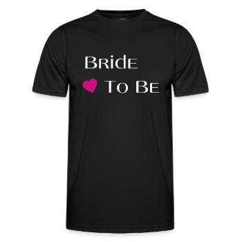 Braut in spe - Männer Funktions-T-Shirt - Schwarz - Vorne - AI Model Male 178 dark (178cm)