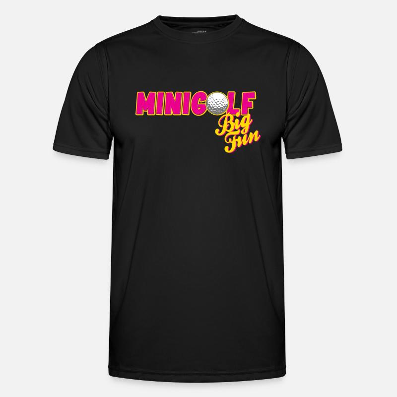 Minigolf big fun Männer Funktions-T-Shirt