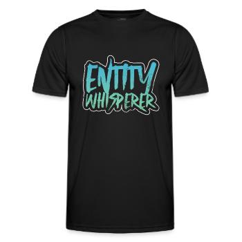 Entity whisperer Paranormal - Männer Funktions-T-Shirt - Schwarz - Vorne - AI Model Male 178 dark (178cm)
