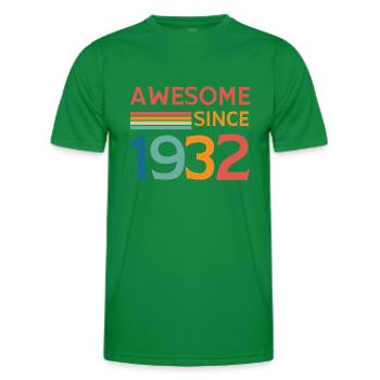 Großartig seit 1932 - Männer Funktions-T-Shirt - Kelly Green - Vorne - AI Model Male 178 dark (178cm)