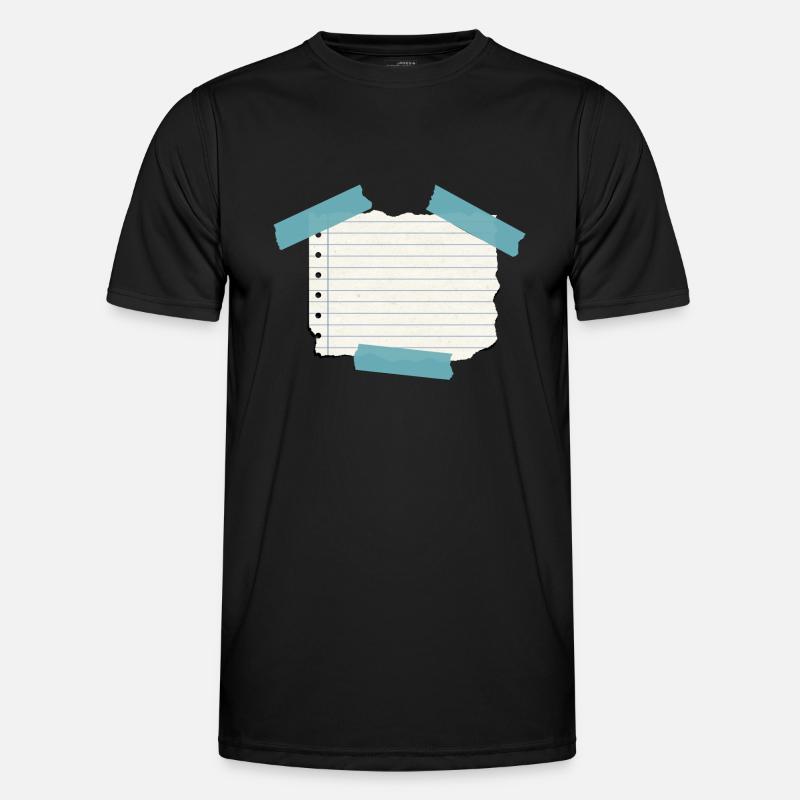 Notizzettel Männer Funktions-T-Shirt