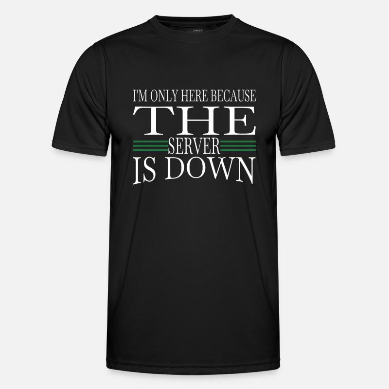 joke coding itler gift dad humor engineer - T-shirt sport Homme - noir