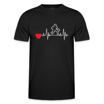 Basketball Basketballliebhaber Basketballer Verein - Männer Funktions-T-Shirt - Schwarz - Vorne - AI Model Male 178 dark (178cm)