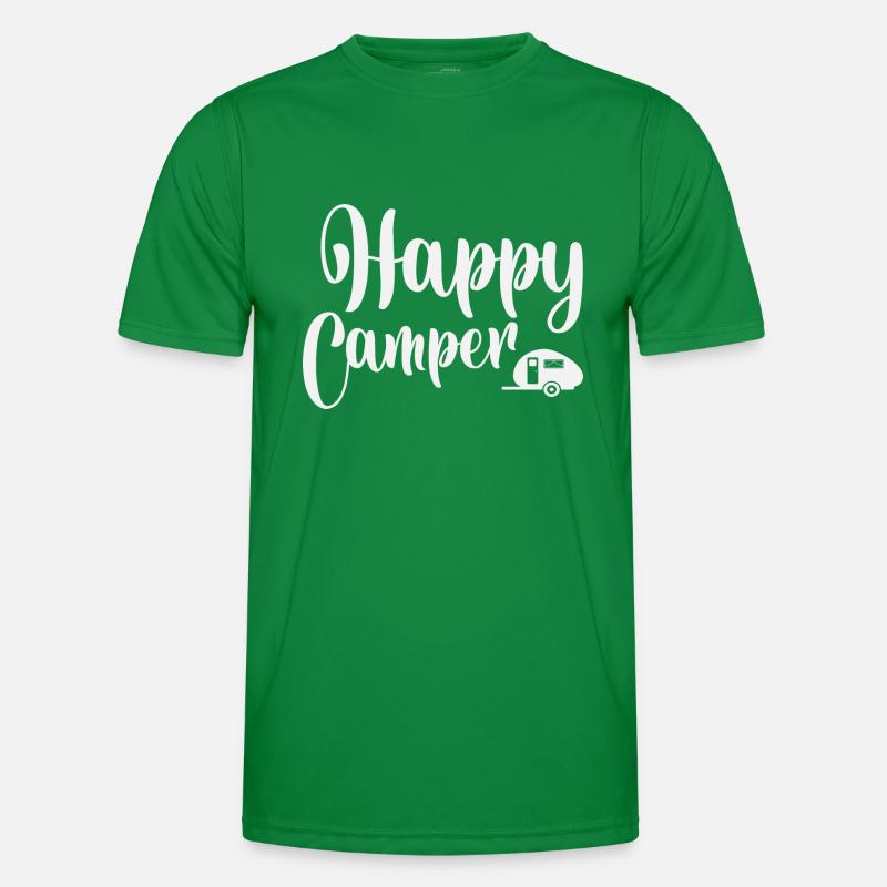 Happy Camper Männer Funktions-T-Shirt