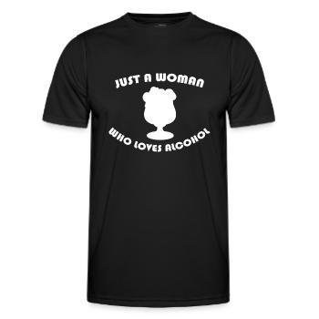 Bier Wein Whiskey Schnaps Alkohol - Männer Funktions-T-Shirt - Schwarz - Vorne - AI Model Male 178 dark (178cm)