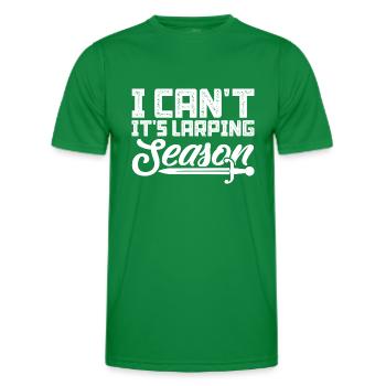 Je ne peux pas C’est la saison des larpings - T-shirt sport Homme - vert - Devant - AI Model Male 178 dark (178cm)